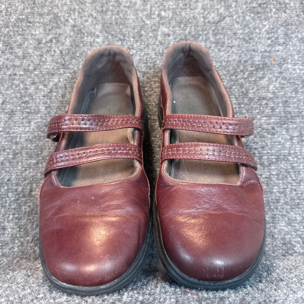 Propet Burgundy Leather Mary Jane Comfort Shoes Walking Womens Size 9 Straps - Picture 3 of 7
